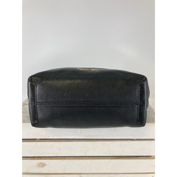 MICHAEL KORS, MEDIUM BLACK PEBBLED LEATHER SHOULDER BAG (ASIS) - Picture 11 of 16